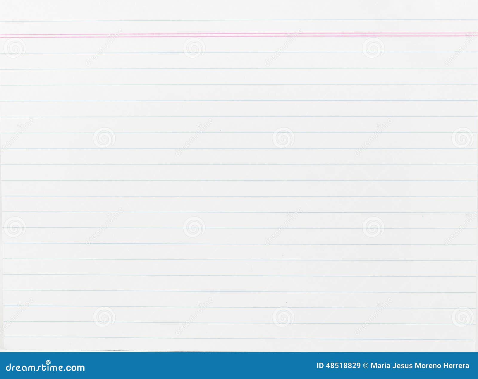 blank notepaper with line