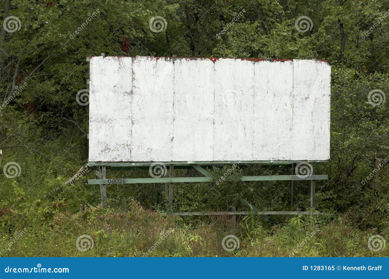 blank old billboard