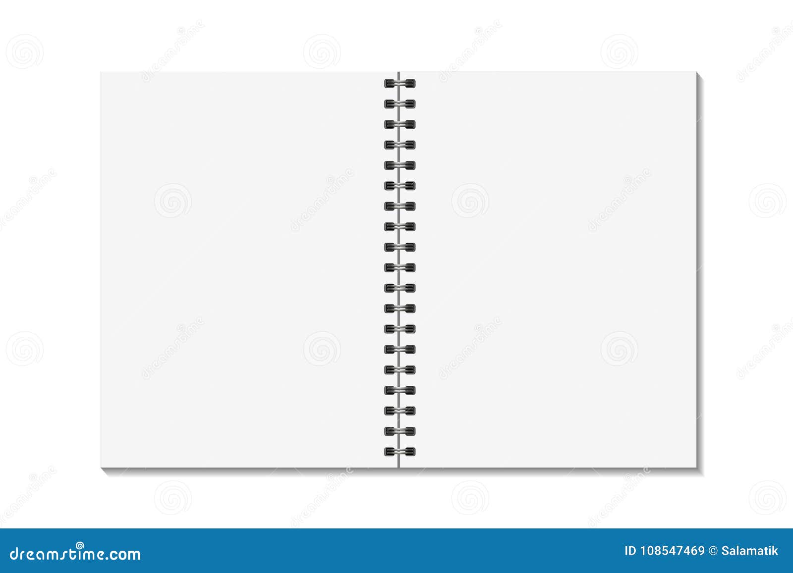 Blank notebook template - Backgroundsy