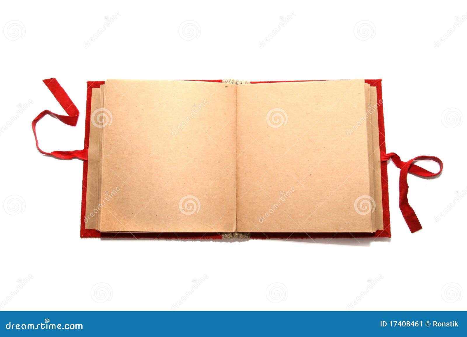 Blank Opened Album Stock Image Image 17408461