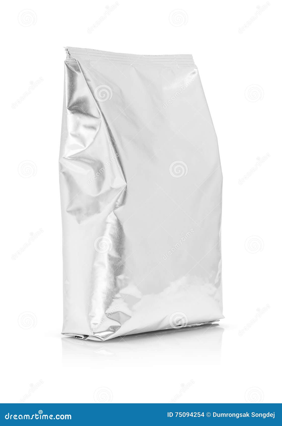 Download Blank Packaging Aluminum Foil Pouch Isolated On White ...