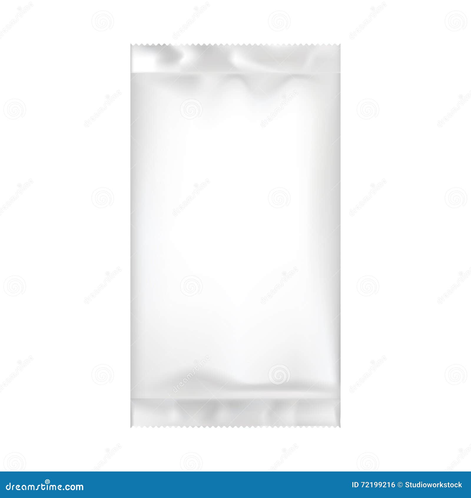 Download Blank Packaging Template Mockup Isolated On White. Stock ...