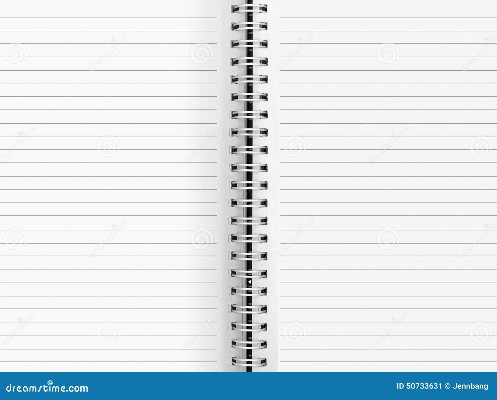 Blank paper binder stock image. Image of note, binder 50733631