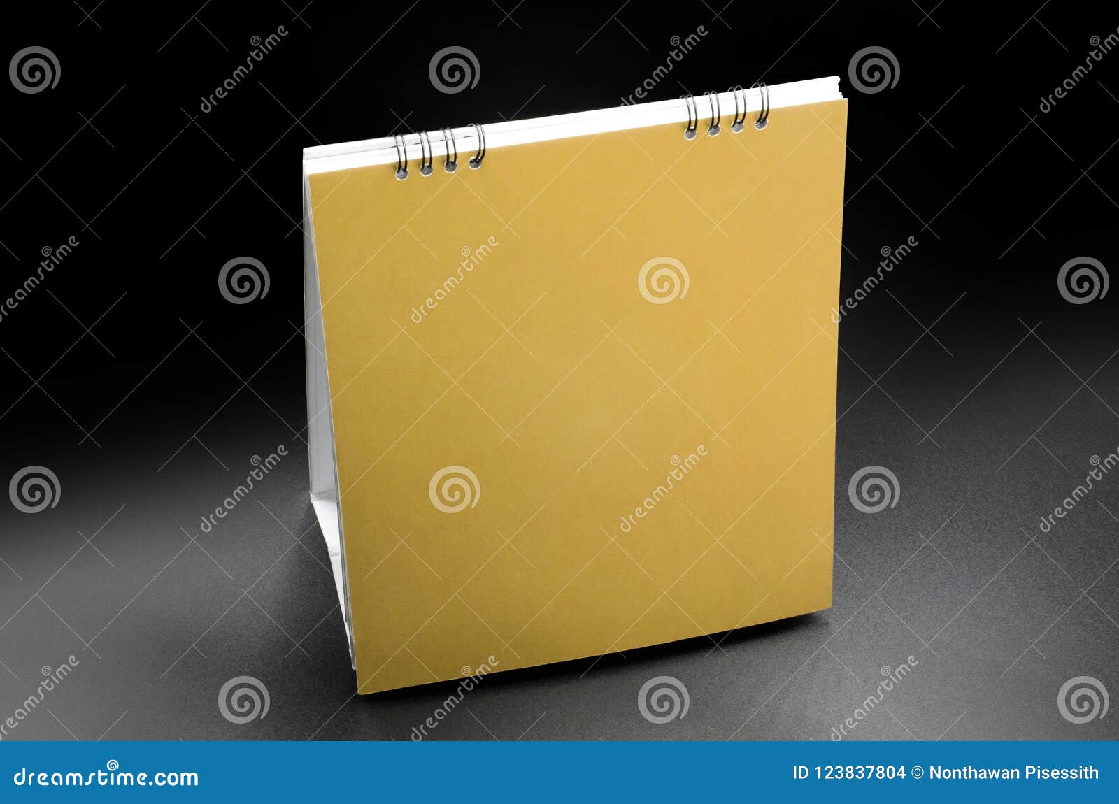 Blank Paper Calendar Planner Template Mockup Stock Photo Image of