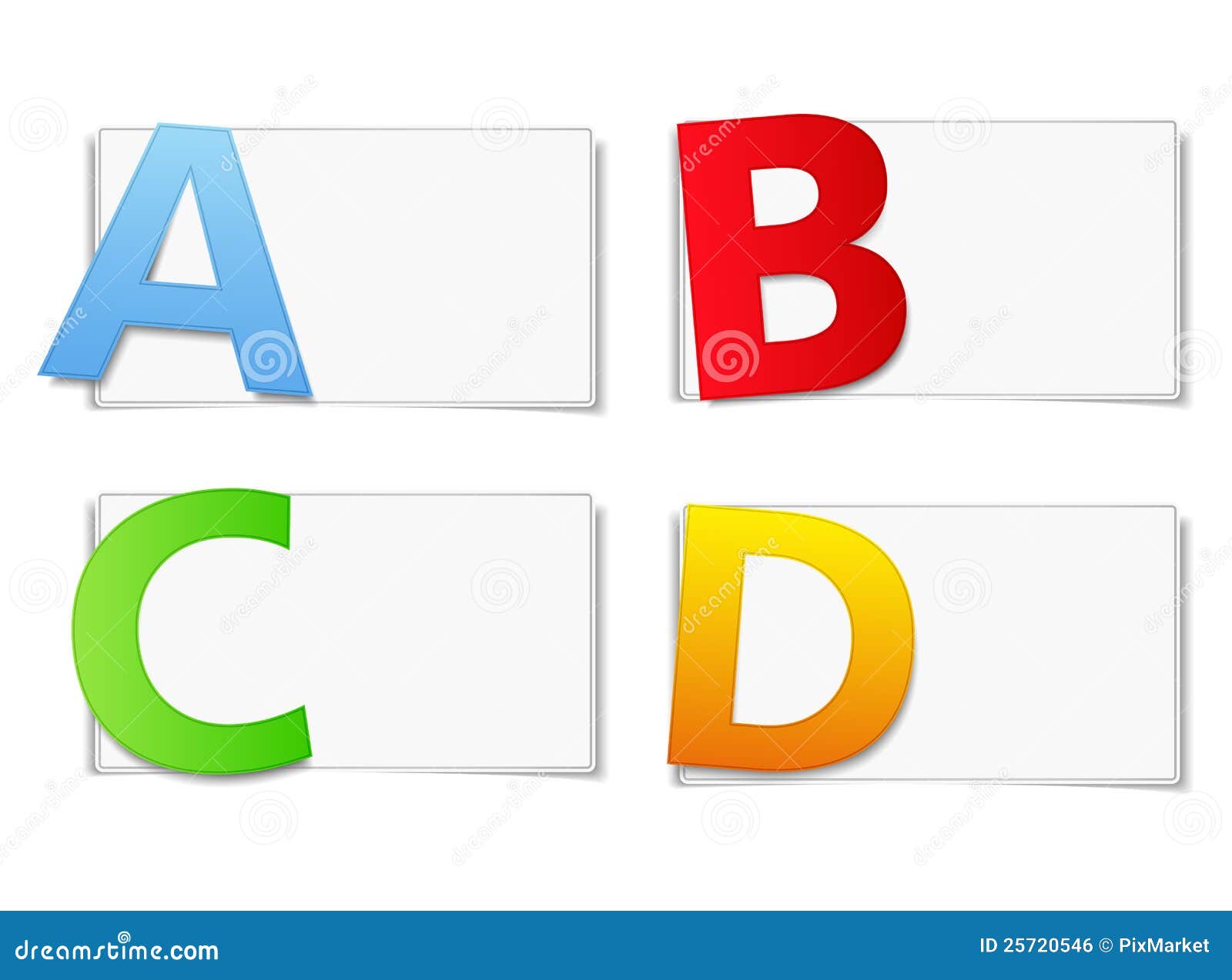 Blank paper cards stock vector. Illustration of badge 25720546