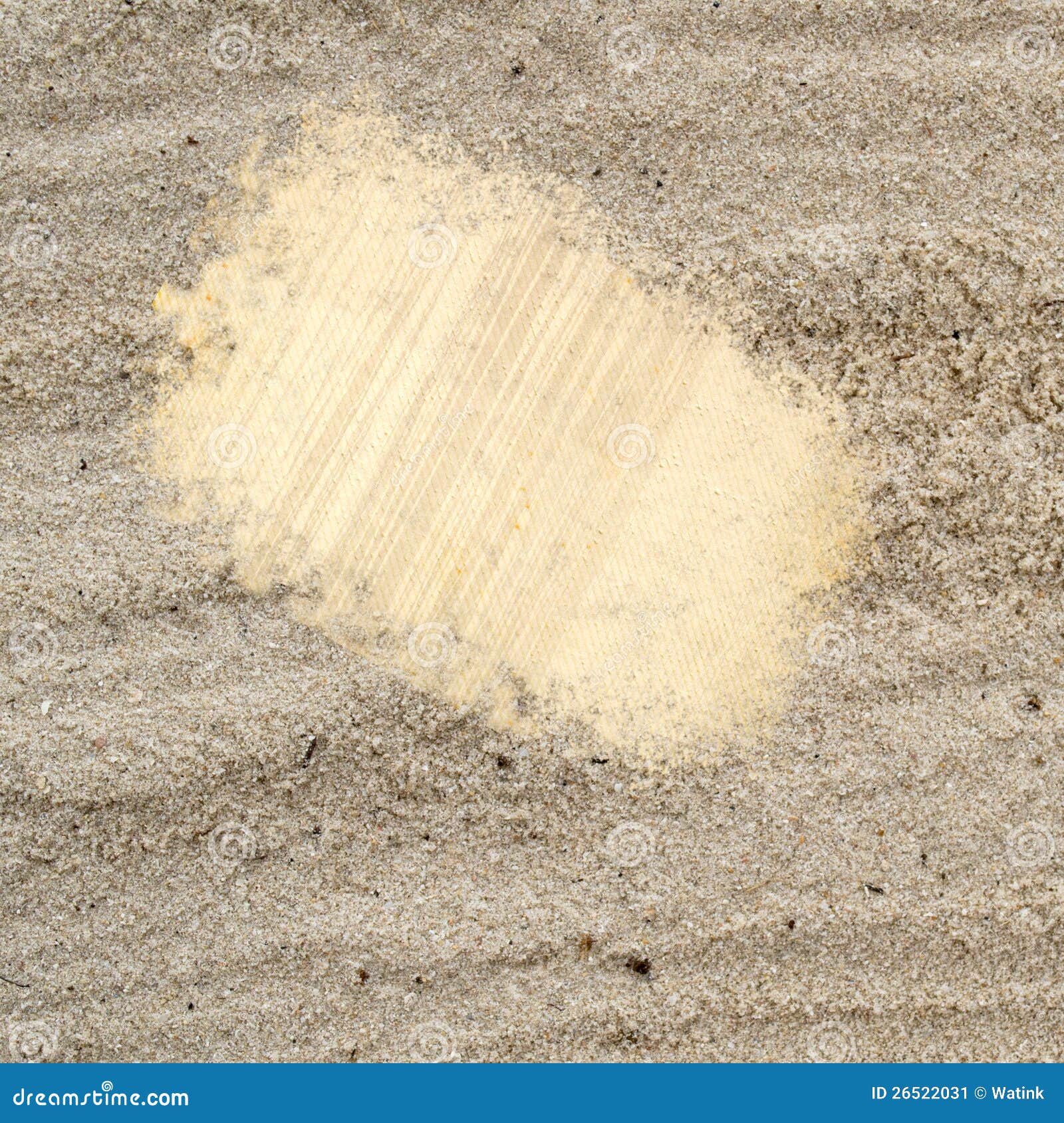Blank Paper Note in Sand Beach Texture Stock Image Image of dirty