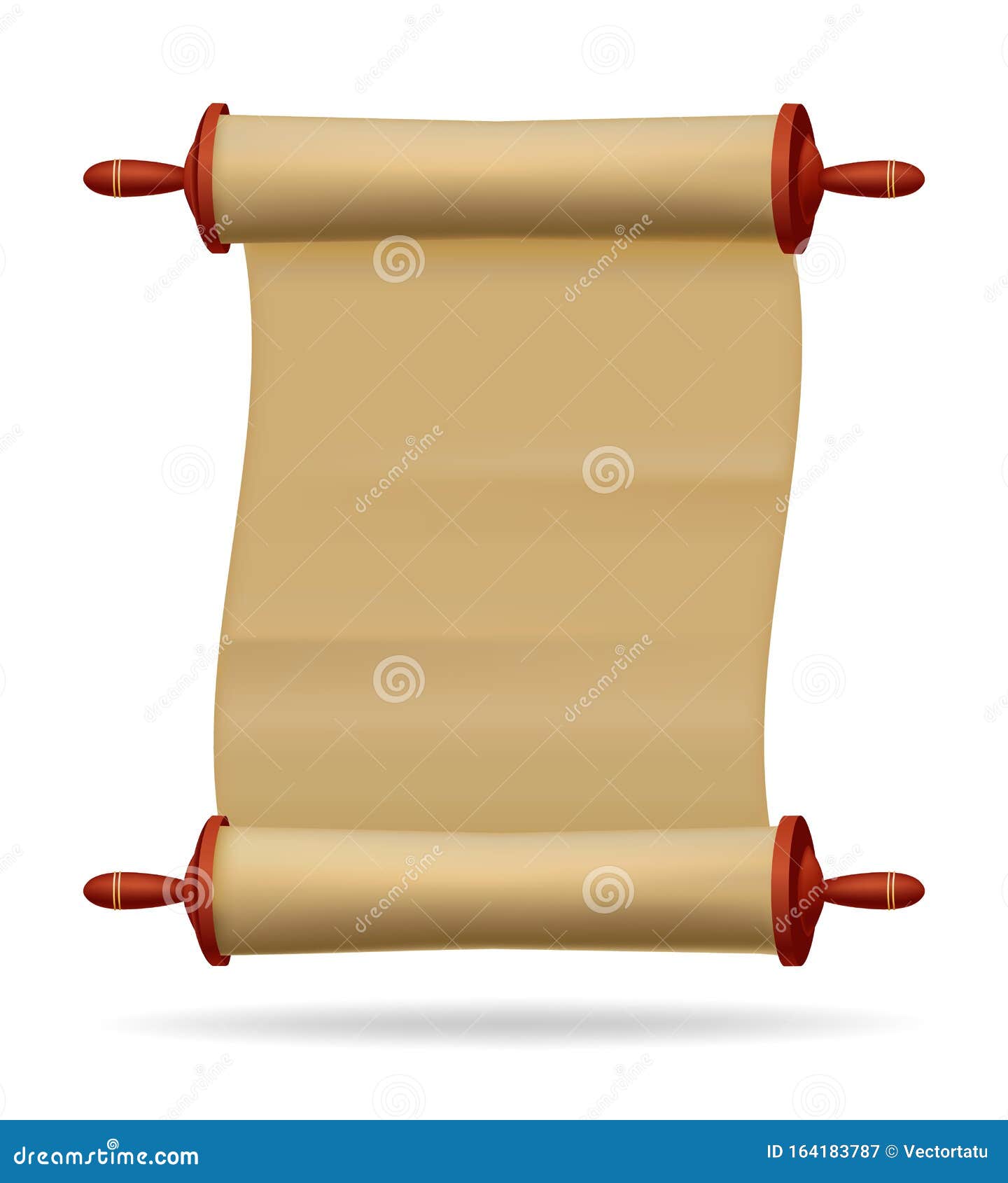 old paper scroll template