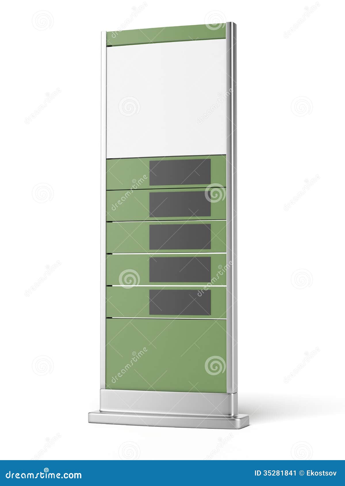 Blank petrol station sign stock image. Image of board 35281841