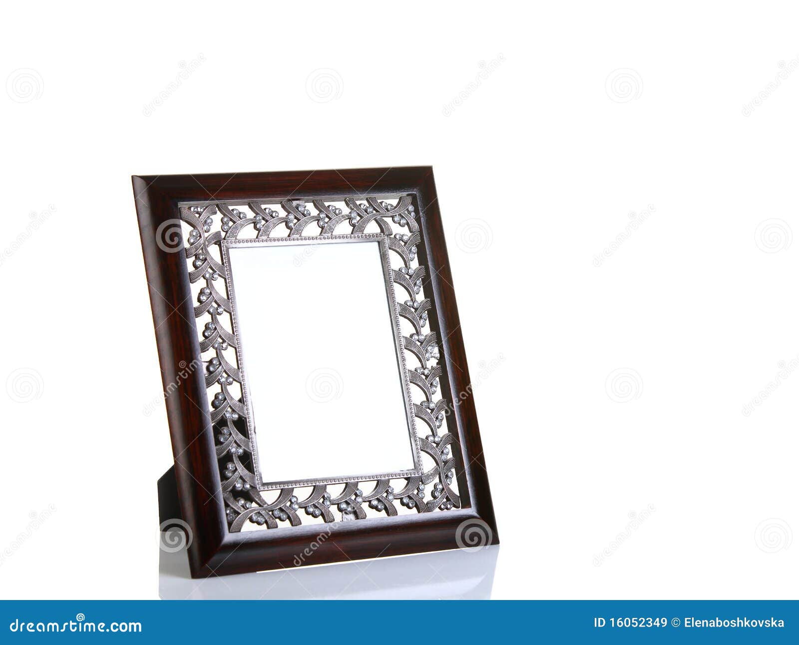 Blank photo frame stock image. Image of beauty, home 16052349