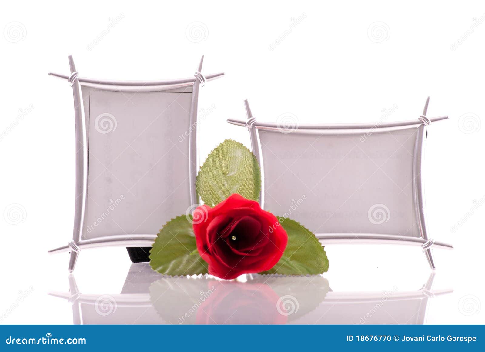 Blank Photo Frames stock photo. Image of concept, love 18676770