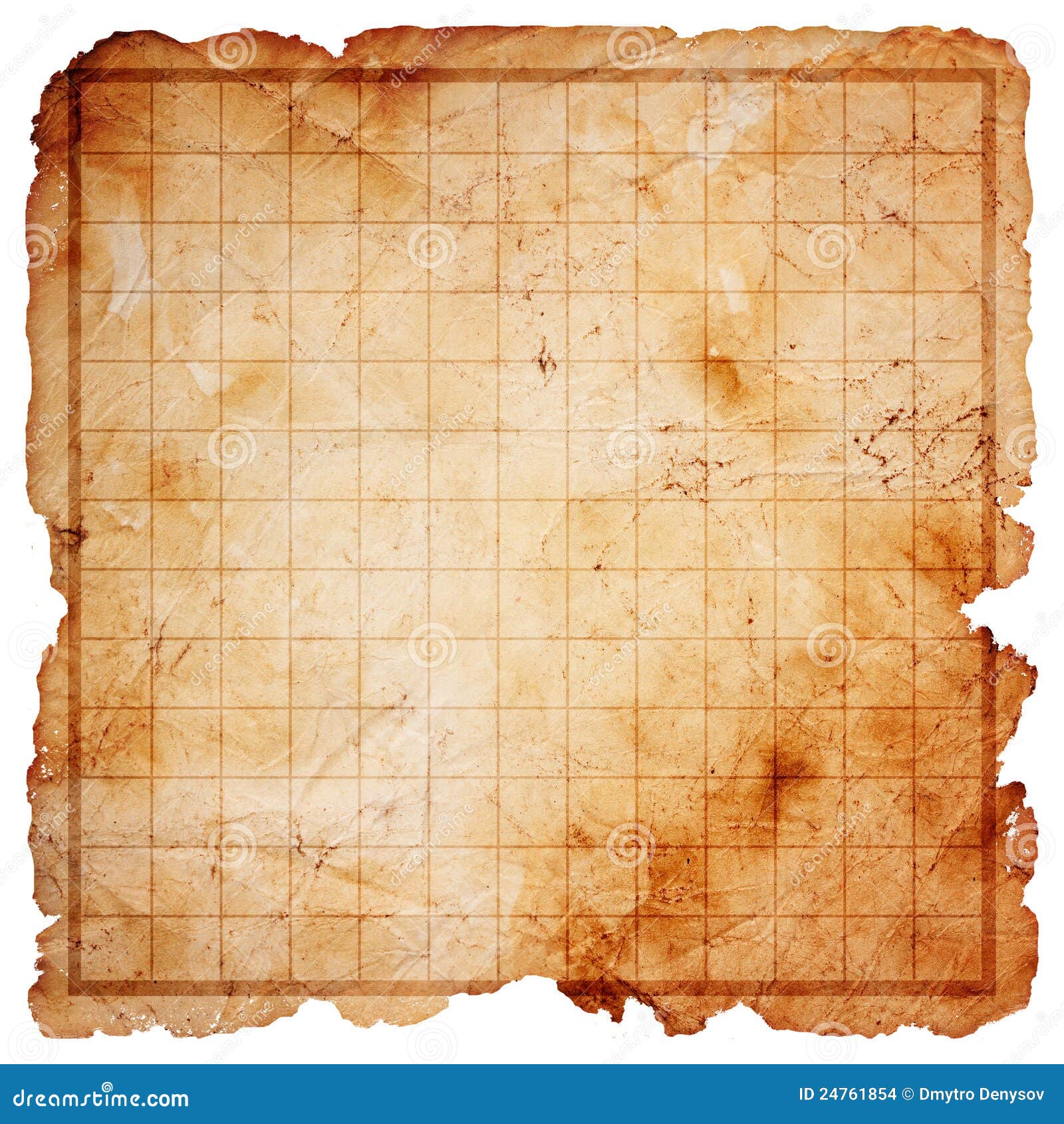 Blank pirate treasure map stock illustration. Illustration of edge Throughout Blank Pirate Map Template