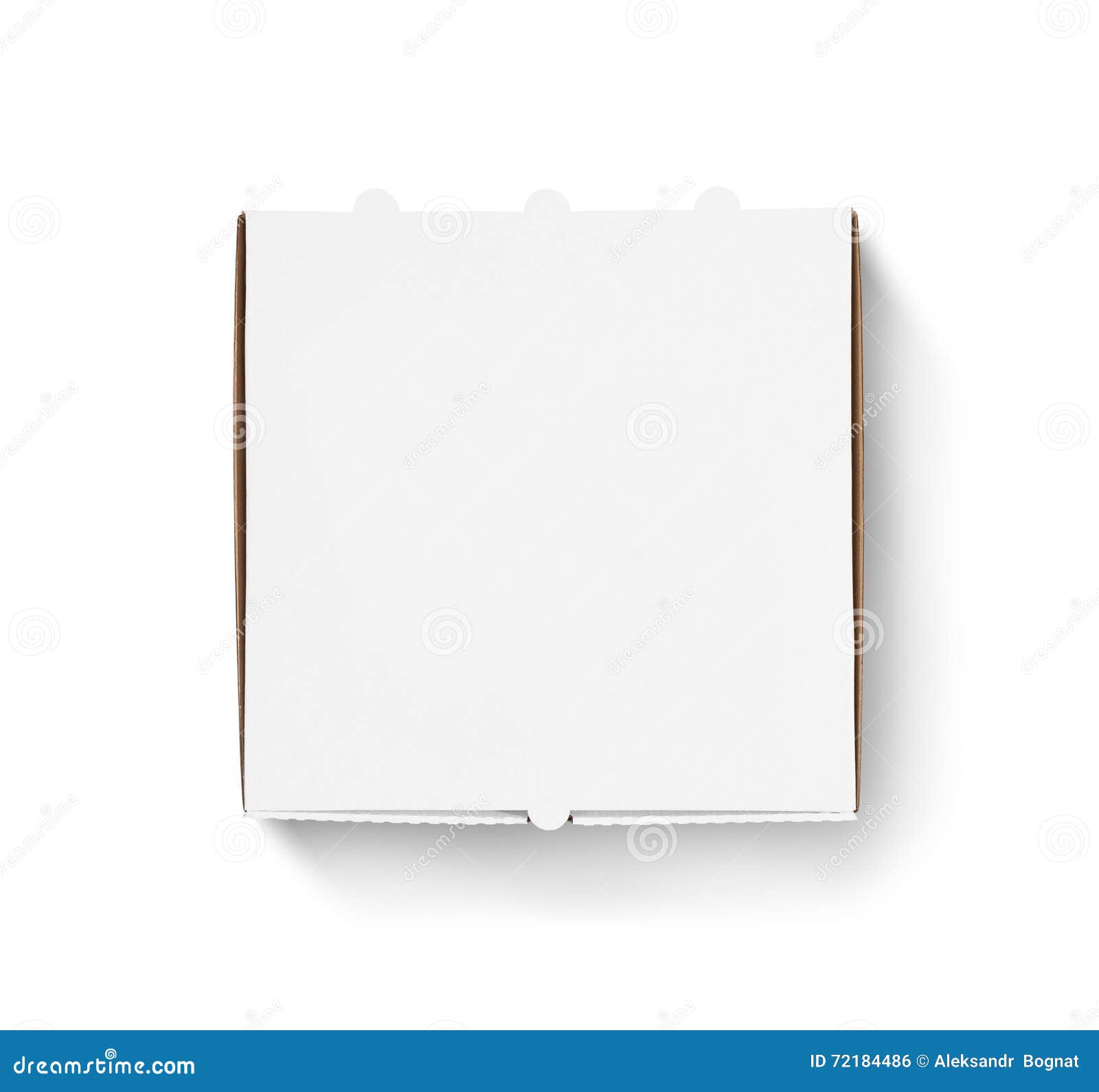 Download Blank Pizza Box Design Mock Up Top View Stock Photo ...