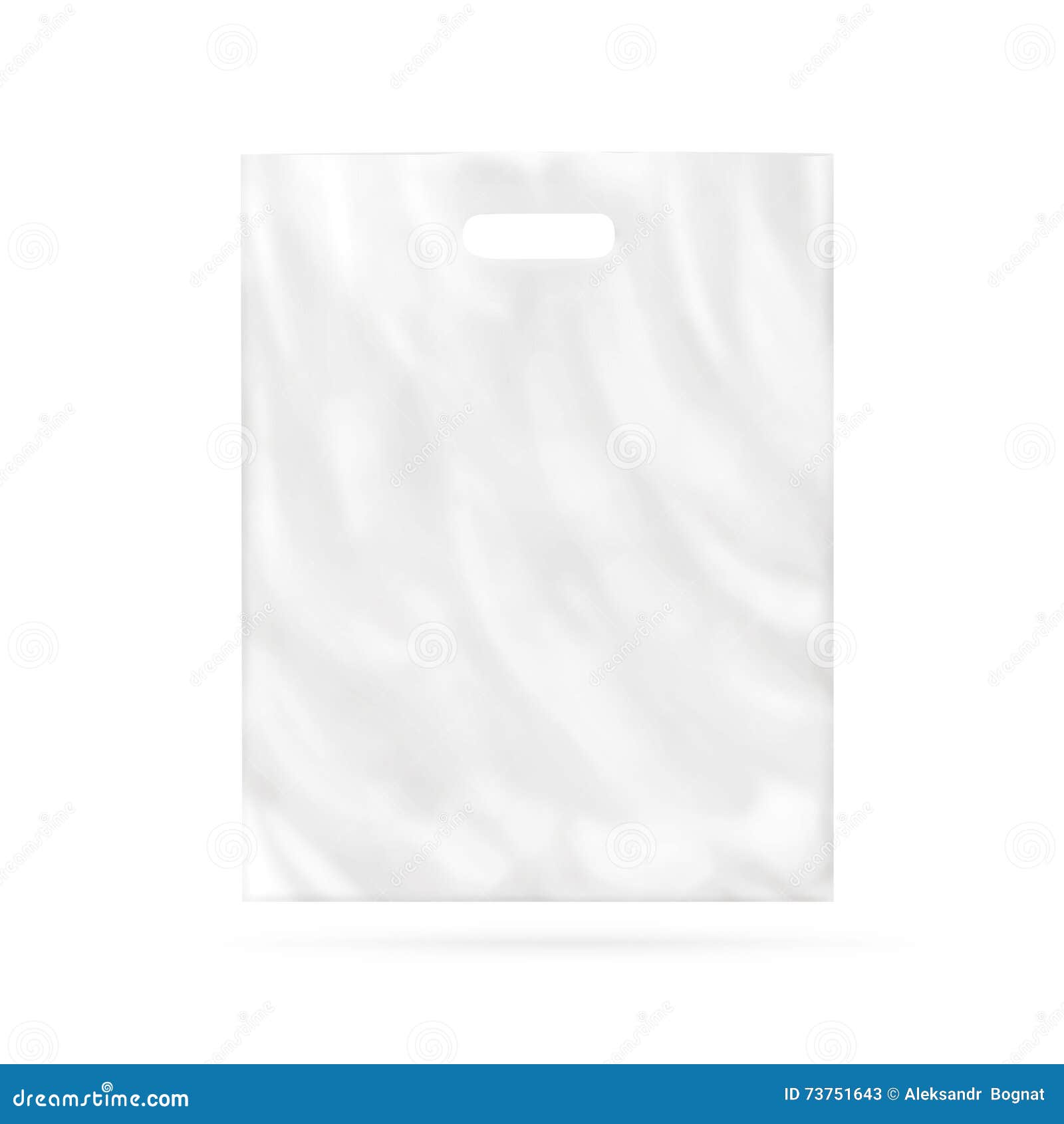 Download Blank Plastic Bag Mock Up. Empty White Polyethylene ...