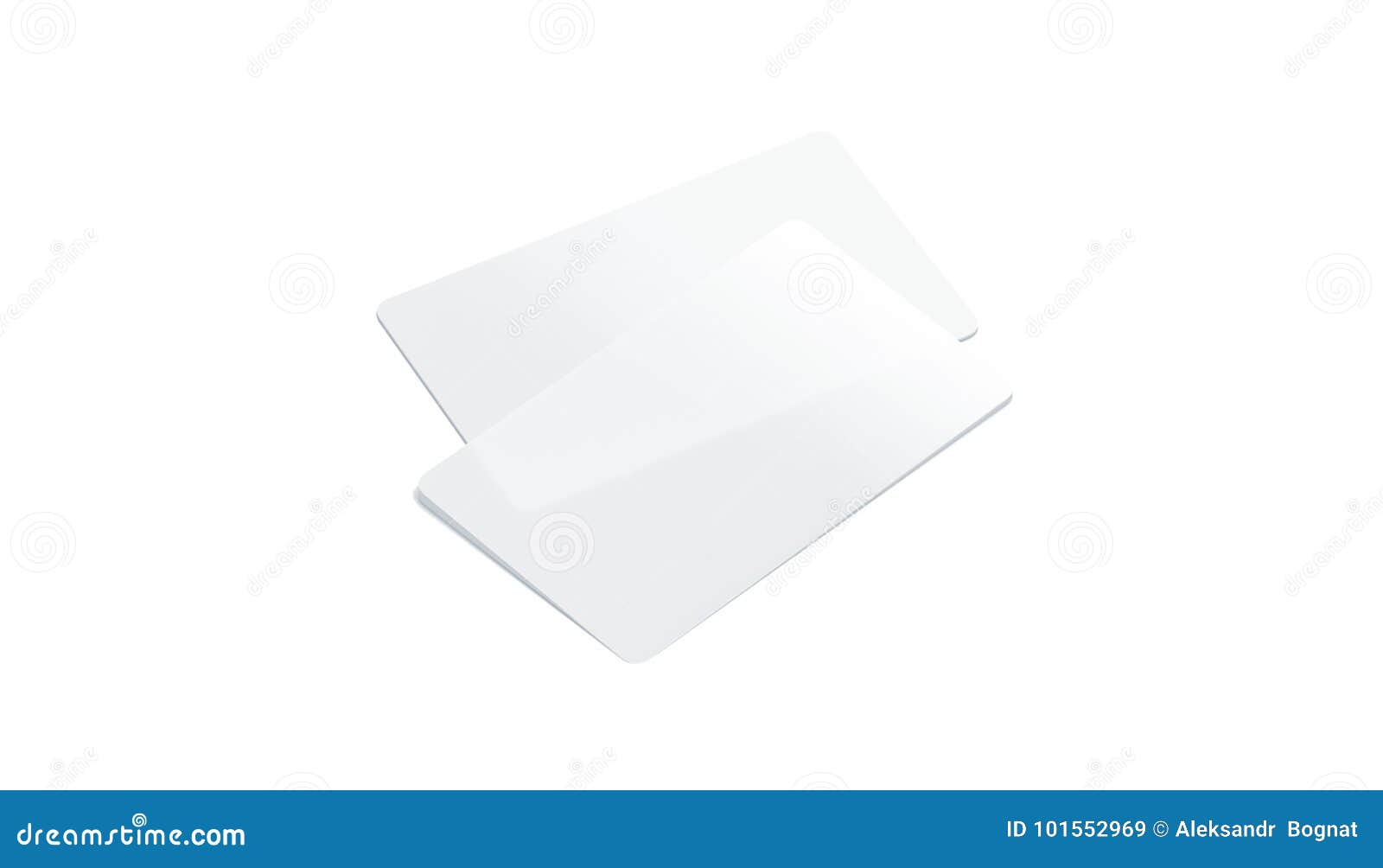 Blank Plastic Transparent Business Cards Mockup Stock Image In Transparent Business Cards Template