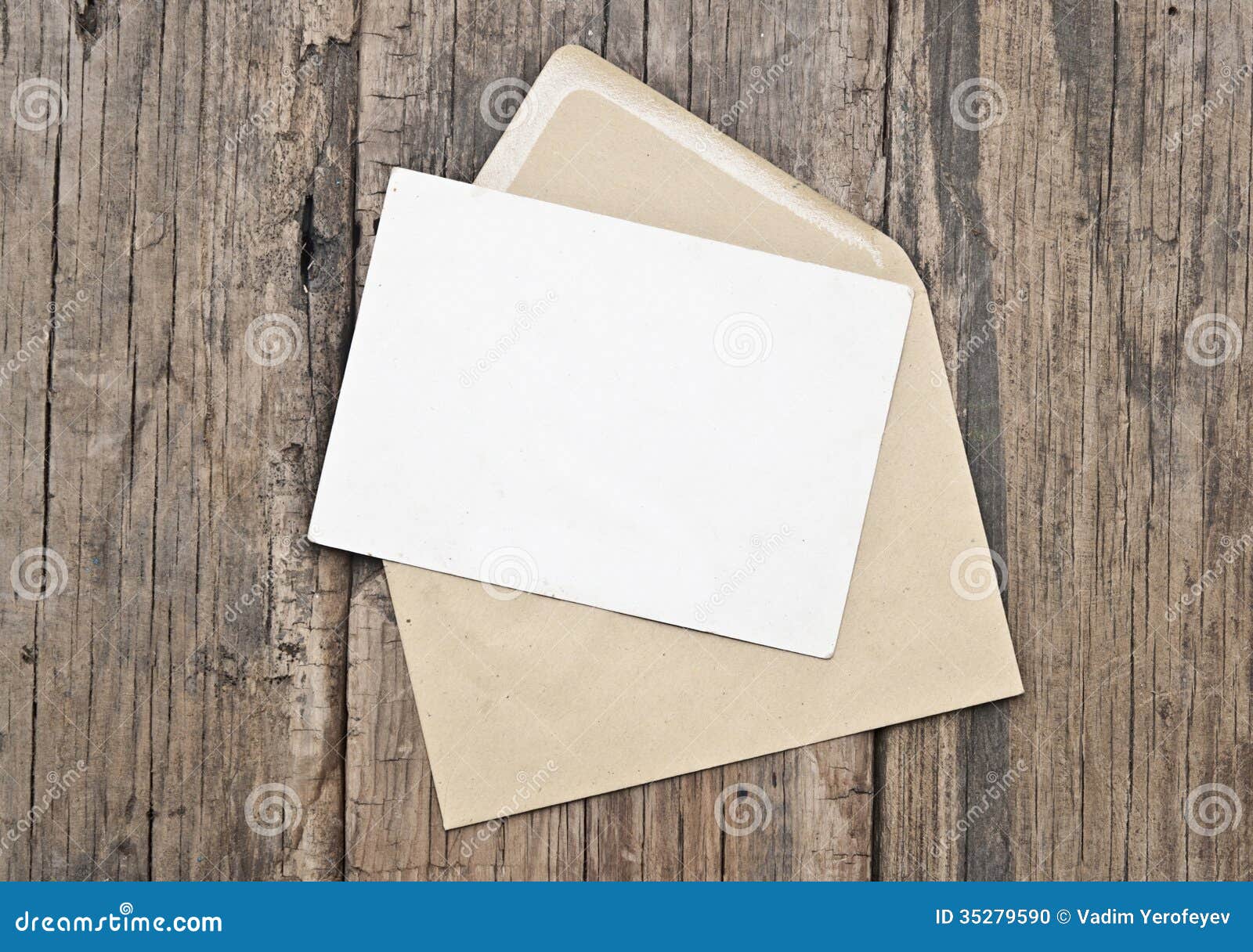 Blank Postcard And Envelope Stock Photo Image of envelope, post 35279590
