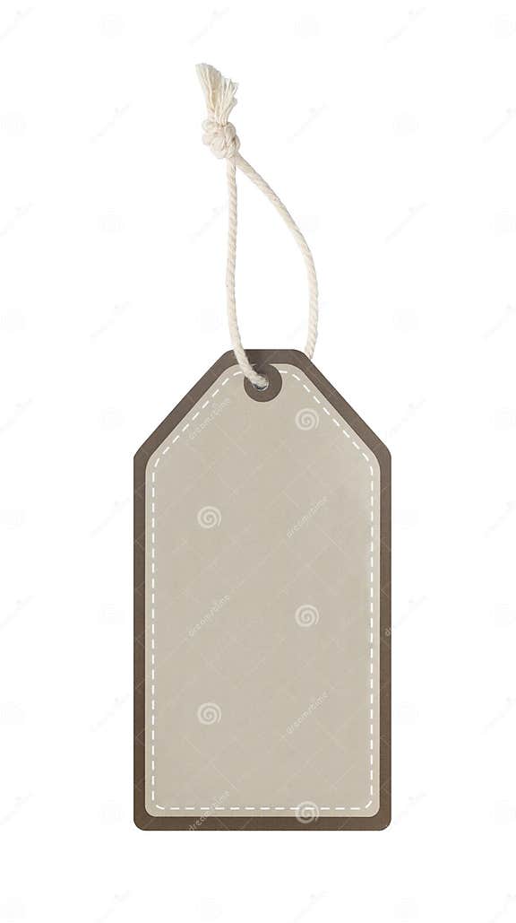 Blank price tag hanger stock photo. Image of sale, empty 30463964