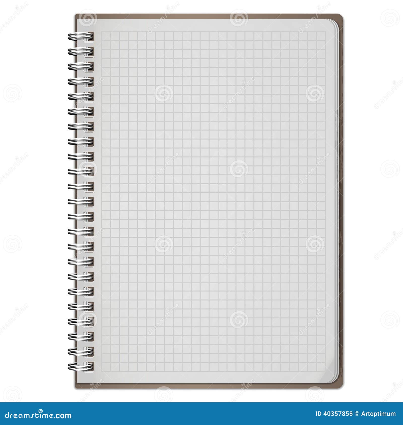 Blank realistic spiral notebook Royalty Free Vector Image