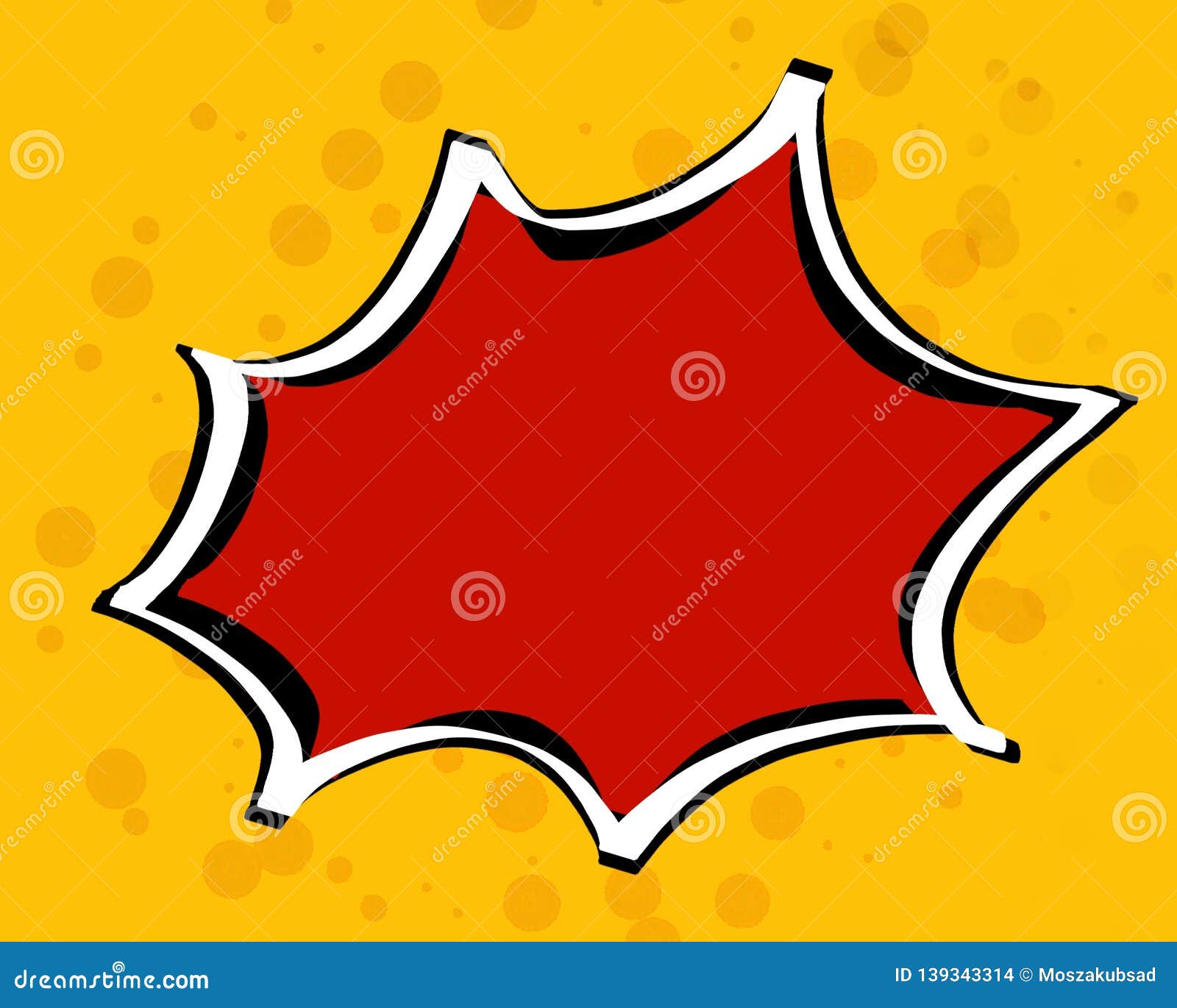 Blank Red Sale Poster on Yellow Background. Stock Illustration -  Illustration of retro, purse: 139343314