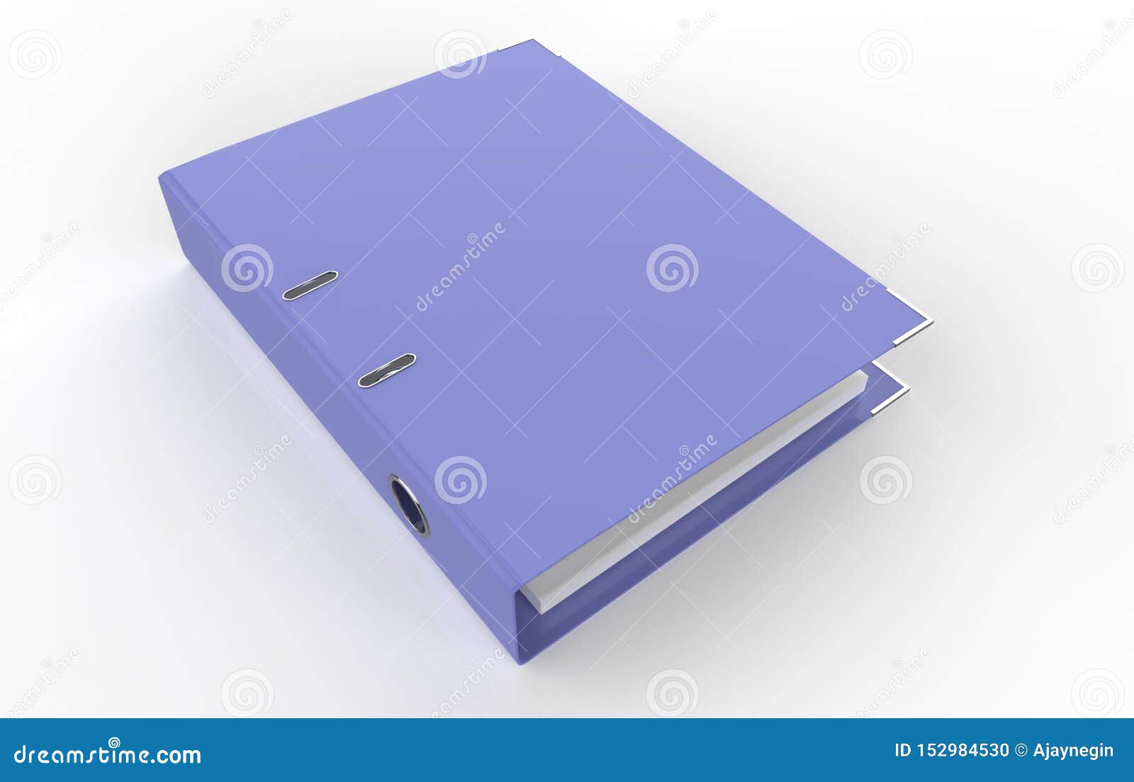 Download Blank Ring Binder Folder Design Mockup. Stock Illustration ...