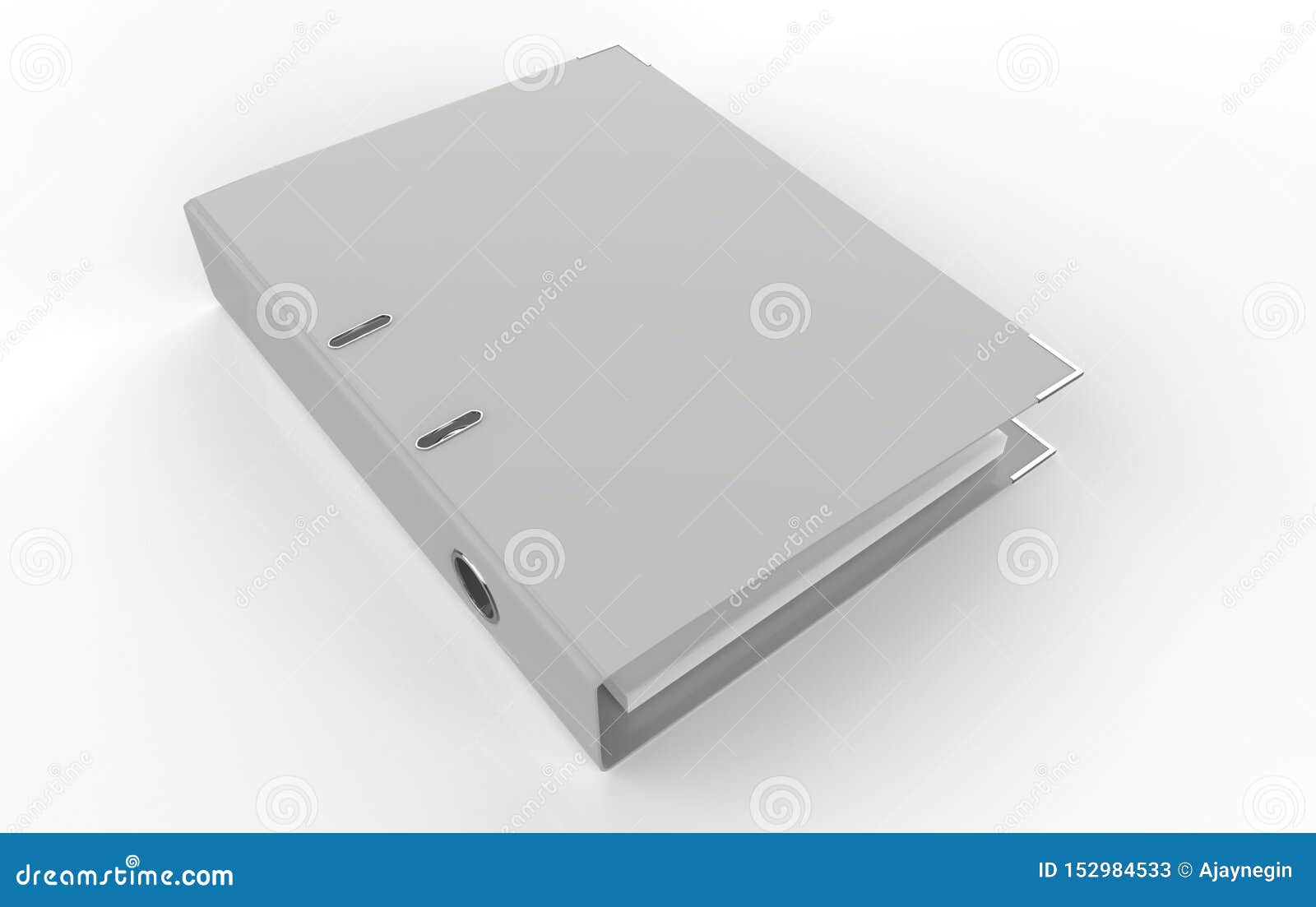 Download Blank Ring Binder Folder Design Mockup. Stock Illustration ...