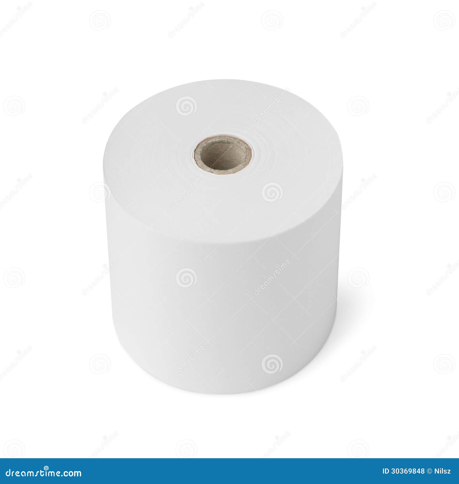 Blank roll paper stock photo. Image of long, paperwork 30369848