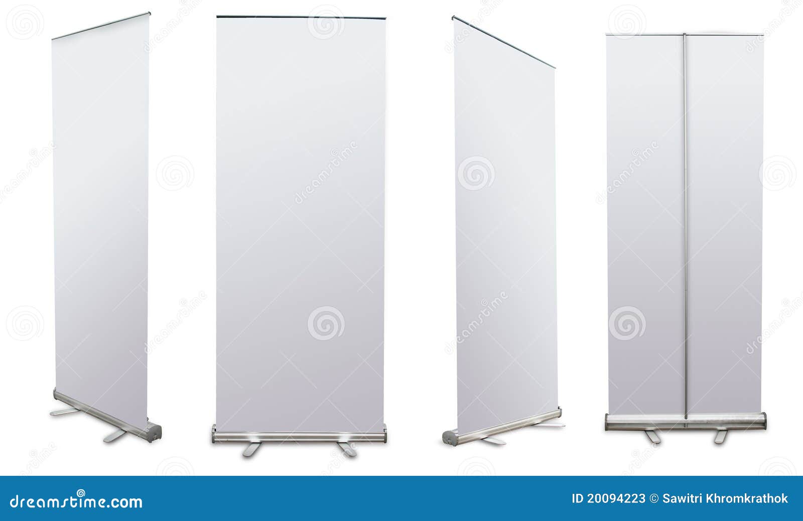 blank roll up banner display