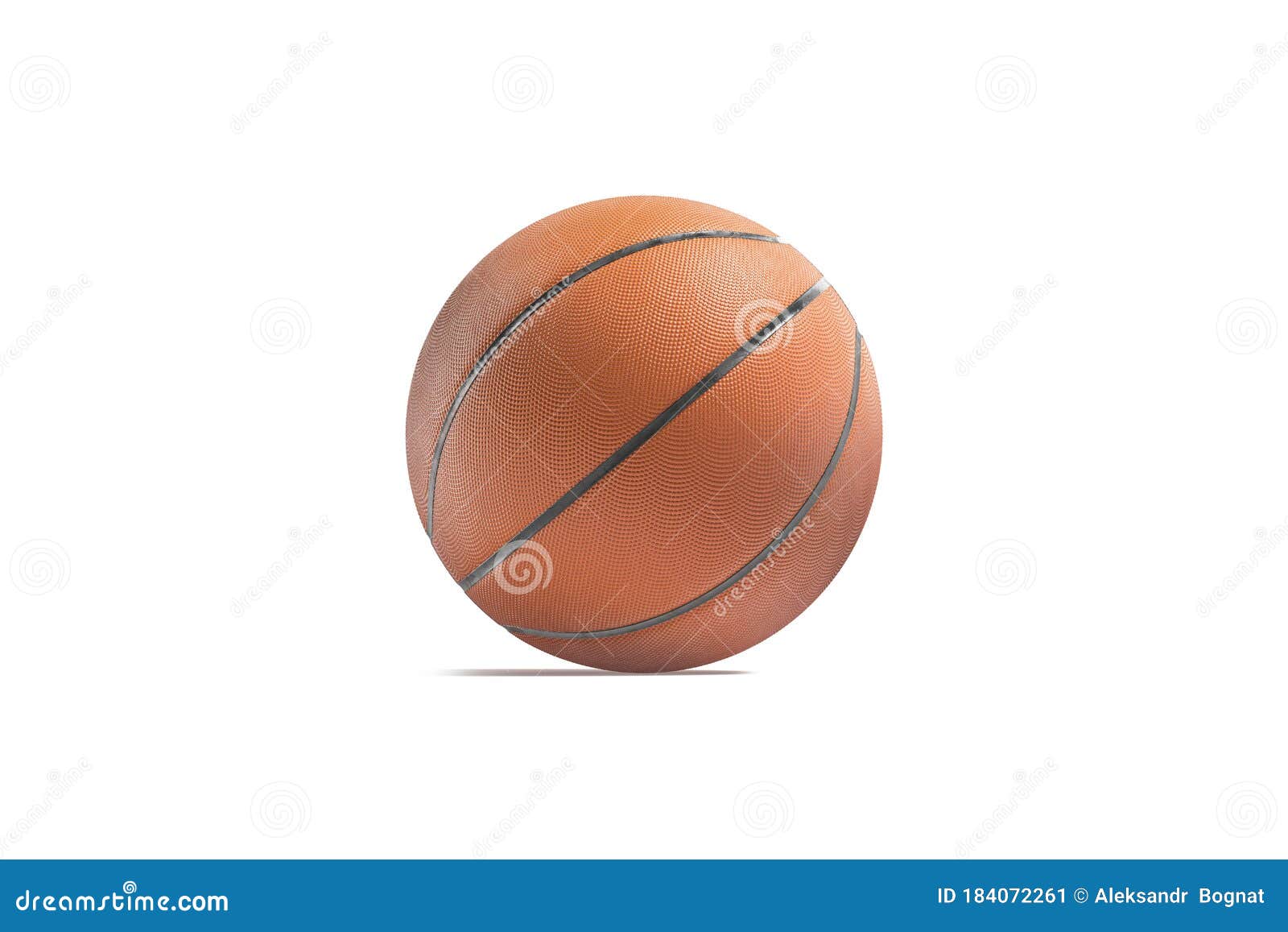 Download Blank Rubber Basketball Ball Mockup, Side View Stock Illustration - Illustration of isolated ...