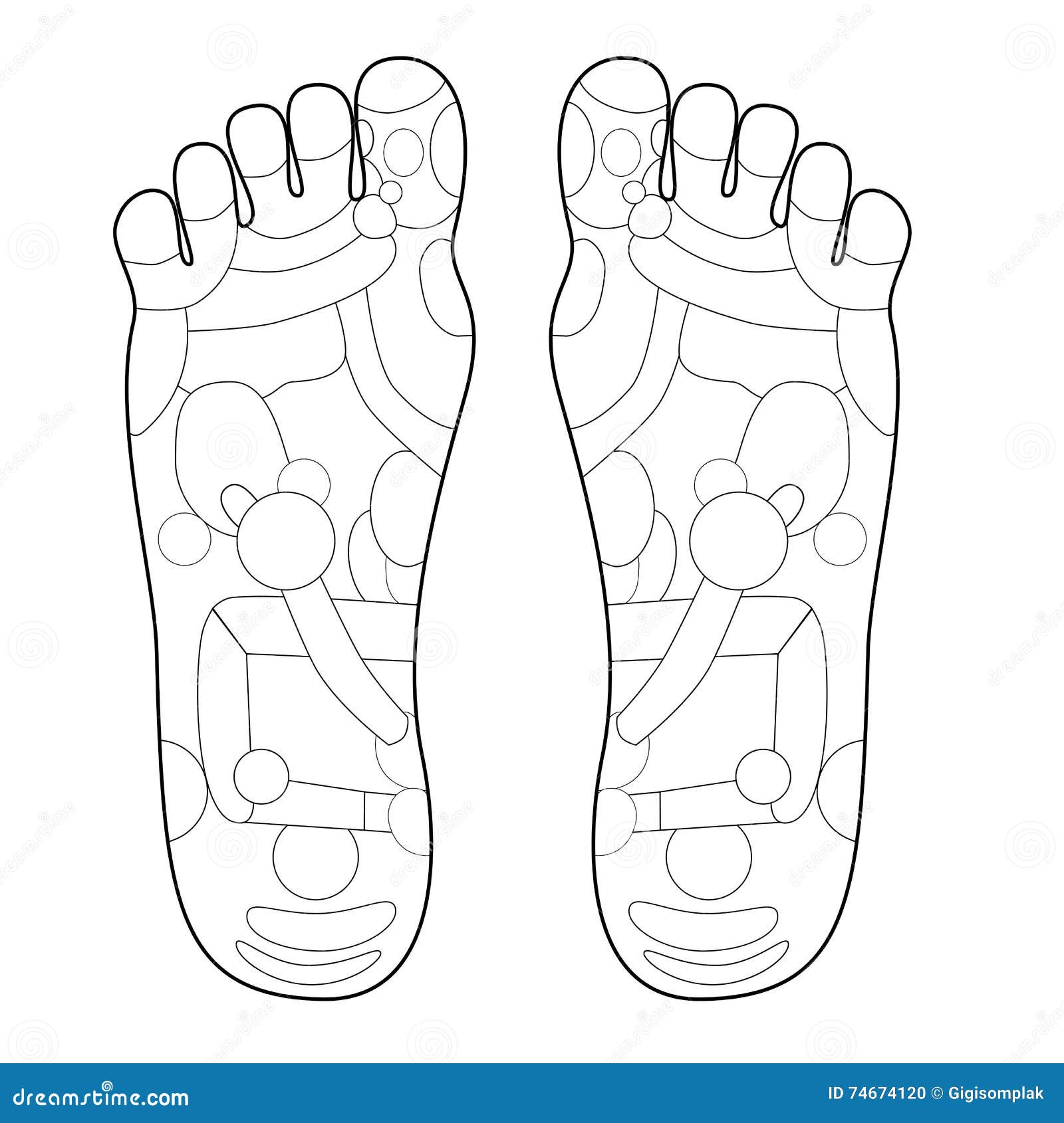 Blank Foot Diagram