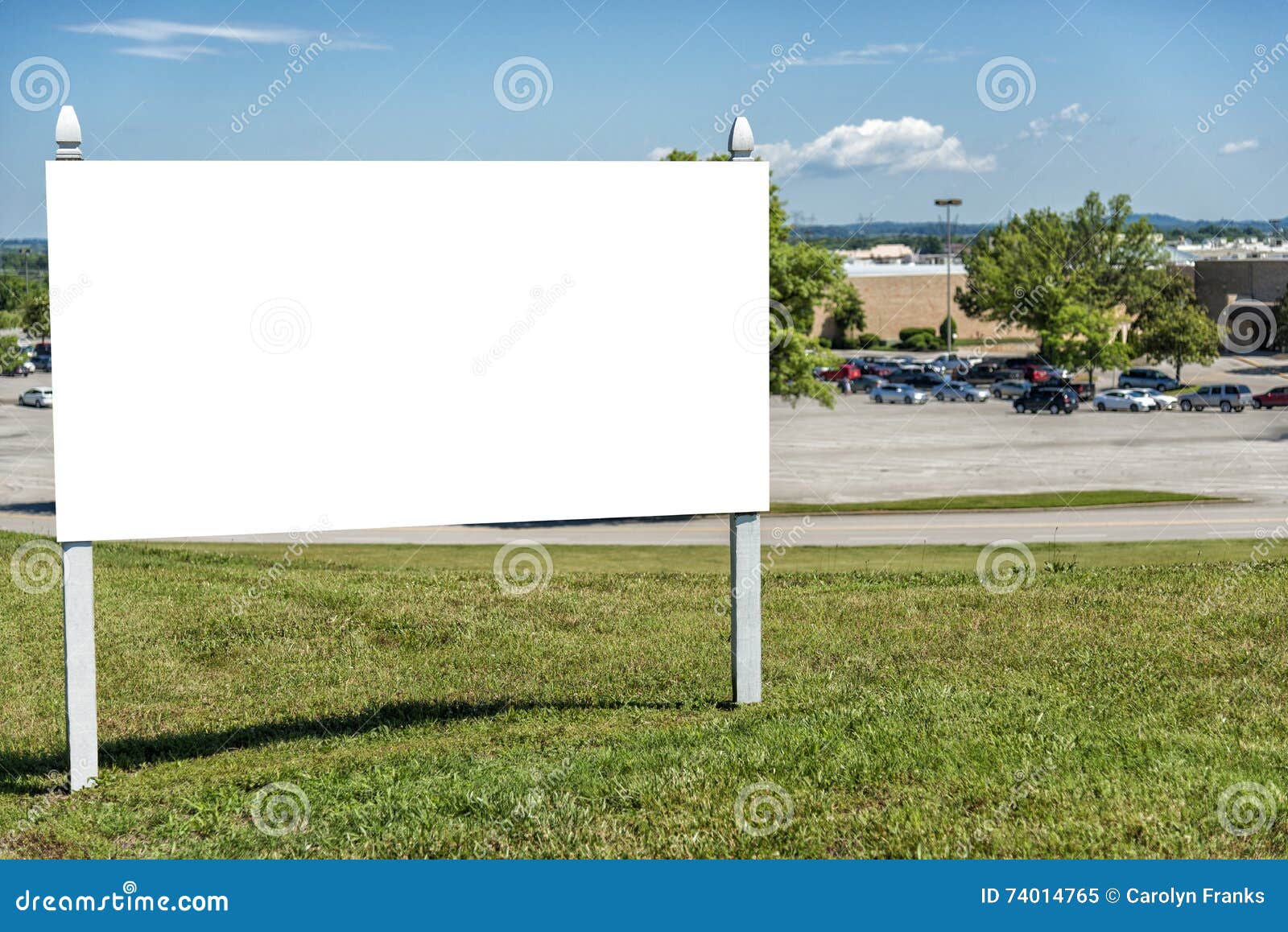 Blank sign in yard stock image. Image of sign, outdoors 74014765