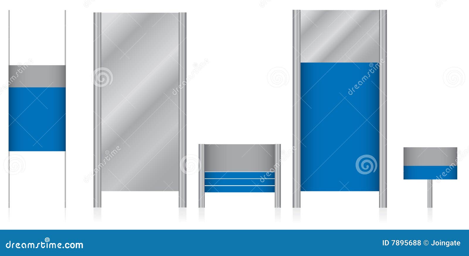 Blank signs stock vector. Illustration of background, multiple 7895688