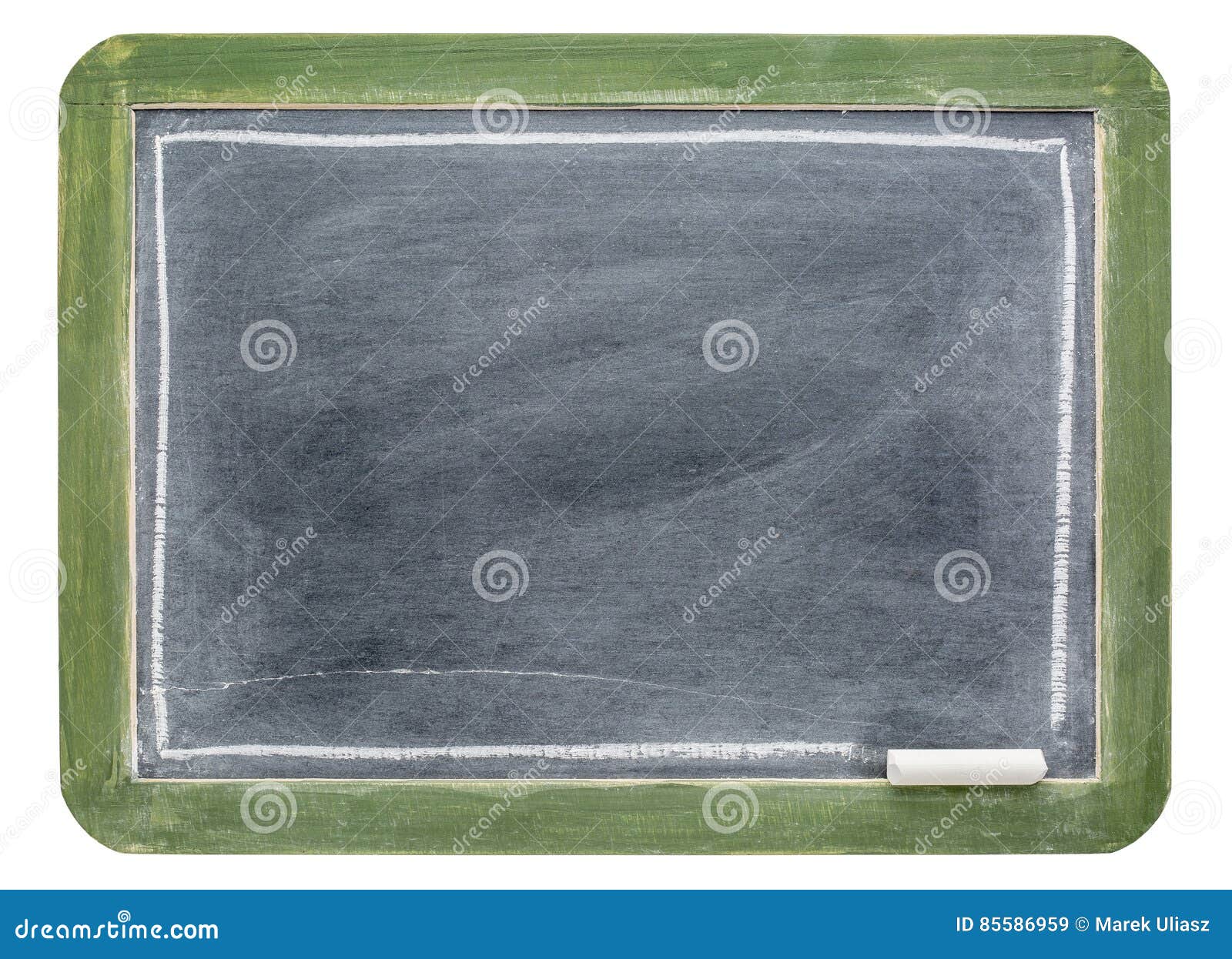 Blank Slate Blackboard with Chalk Stock Image Image of slate, blank 85586959