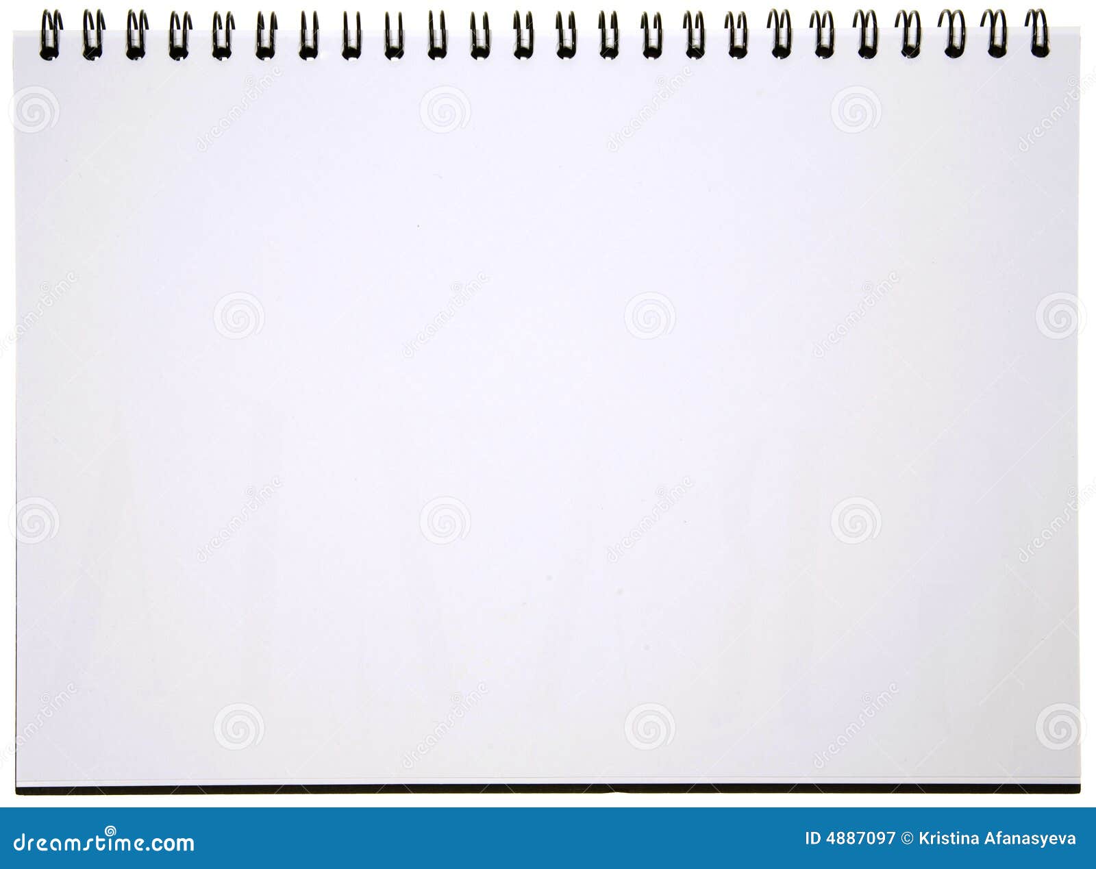 blank spiral notepad 4887097