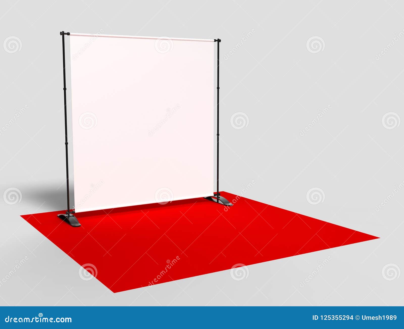 Download Blank Step And Repeat Telescoping Backdrop Banner 3d Render Illustration Stock Illustration Illustration Of Design Communication 125355294