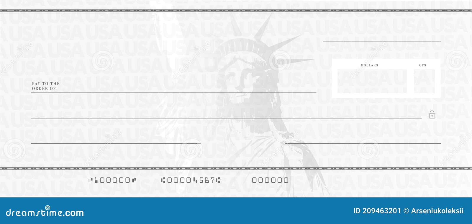 Blank Stimulus Check Template Stock Vector - Illustration of note Pertaining To Blank Money Order Template