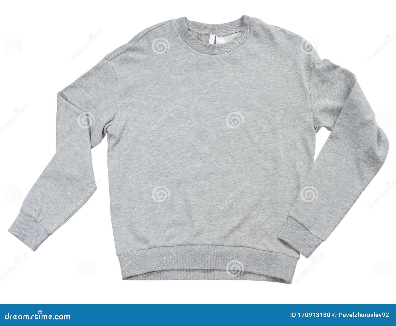 Download Blank Sweatshirt Grey Color Mock Up Template Front View On White Background Gray Cotton Sweatshirt Mockup Grey Empty Blank Sweat Stock Photo Image Of Female Fashion 170913180