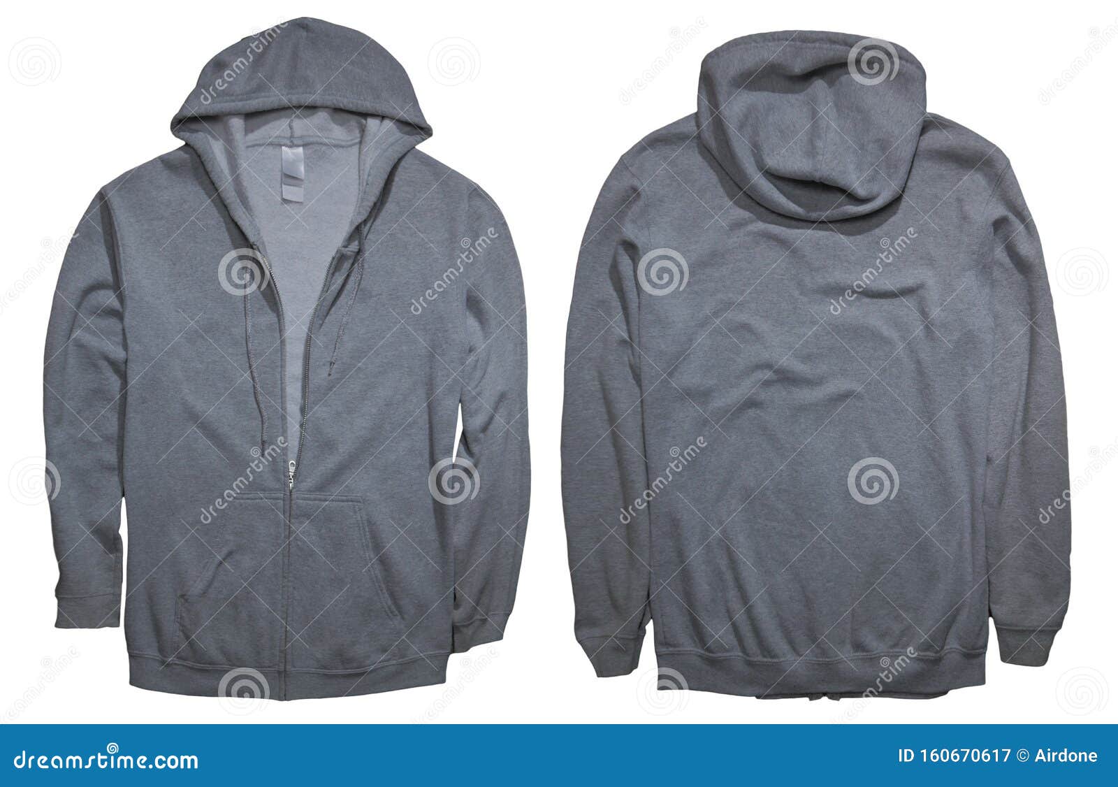 Download Gray Hoodie Mock up stock image. Image of clothing, shirt ...