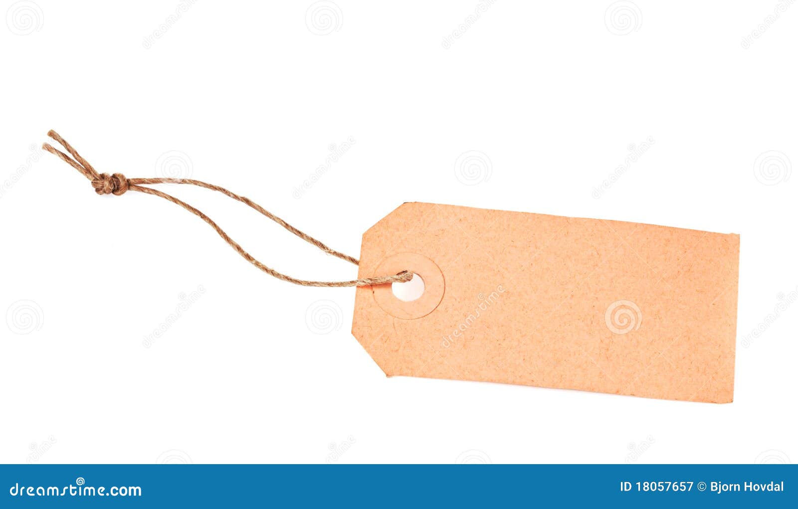 blank tag with a string