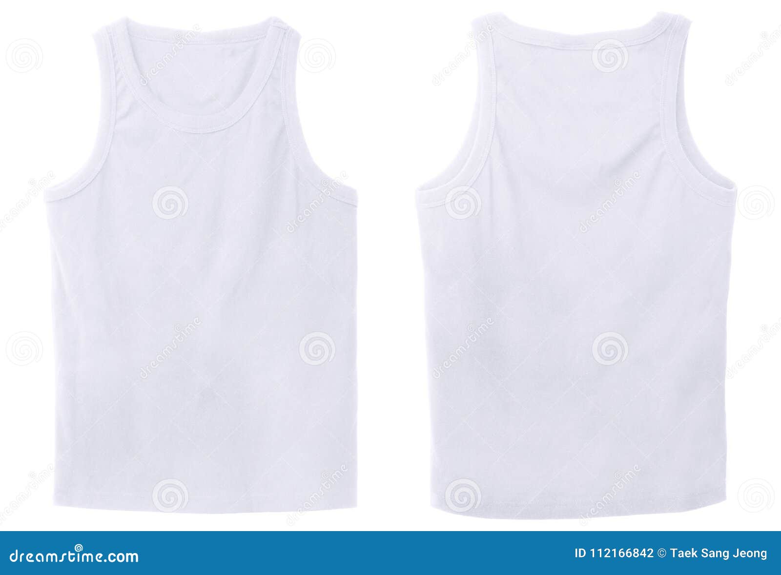 Download Blank Tank Top Color White Front And Back View Stock Photo ...