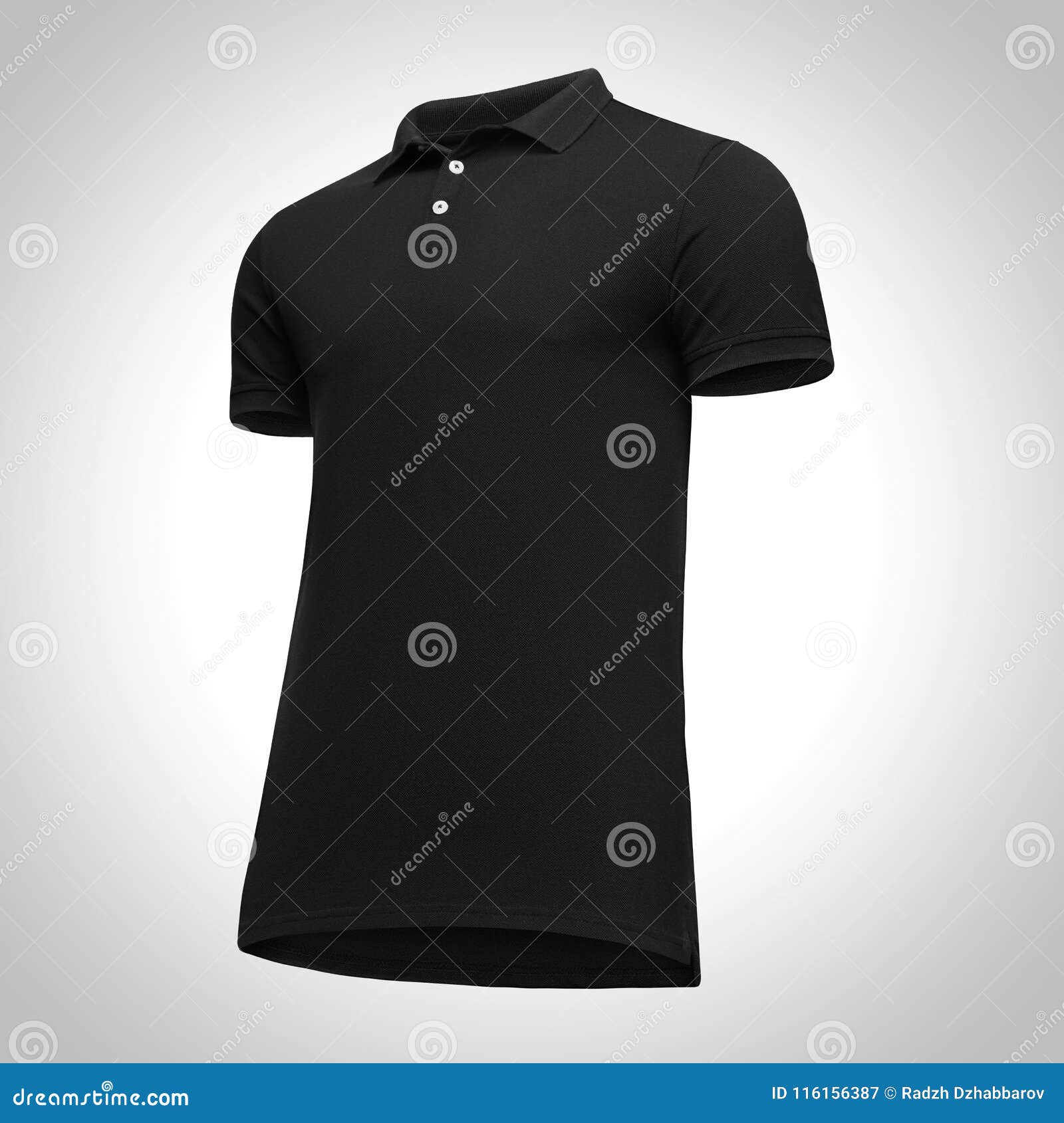 Download Blank Template Men Black Polo Shirt Short Sleeve, Front ...