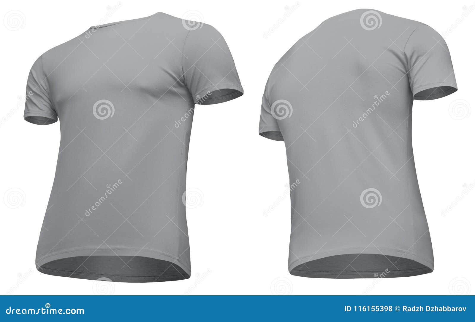 Download Blank Template Men Grey T-shirt Short Sleeve, Front And ...