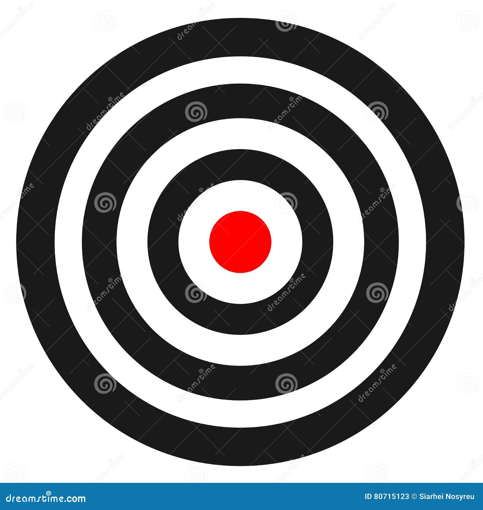 blank template for sport target vector shooting