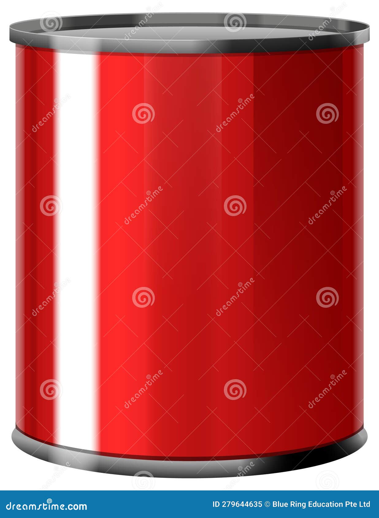 Blank Tin Can Template for Label Design Stock Vector Illustration of Blank Tin Can Template for Label Design Stock Vector Illustration of