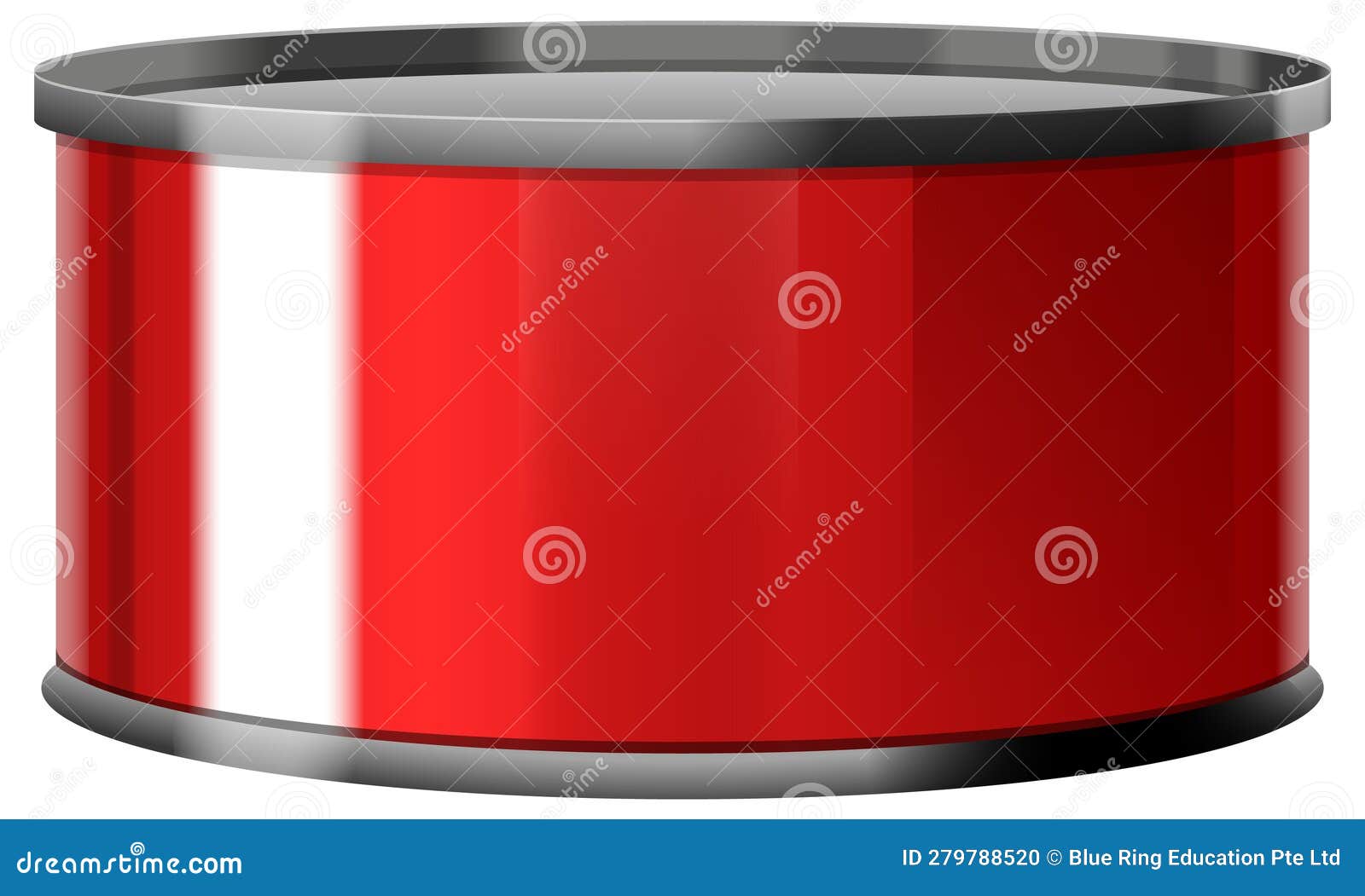Blank Tin Can Template for Label Design Stock Vector Illustration of Blank Tin Can Template for Label Design Stock Vector Illustration of