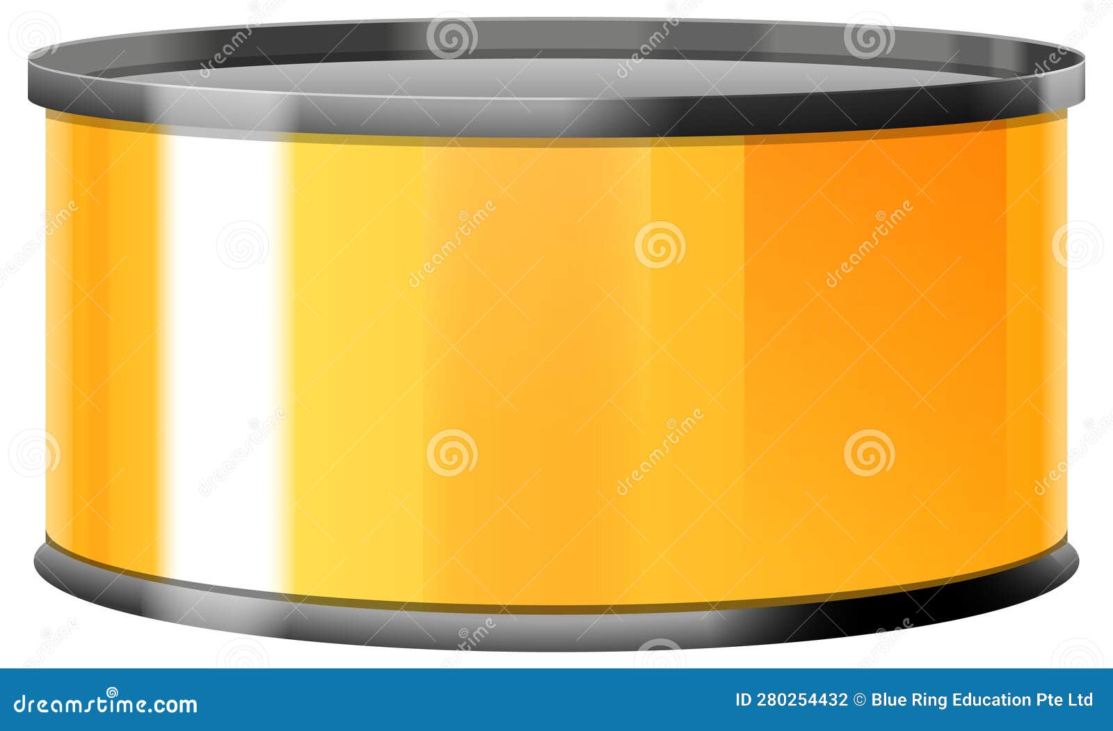 Blank Tin Can Template for Label Design Stock Vector Illustration of Blank Tin Can Template for Label Design Stock Vector Illustration of