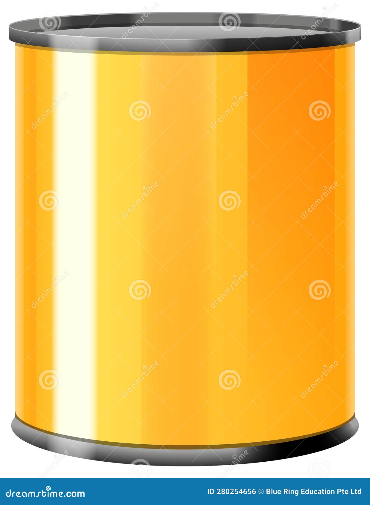 Blank Tin Can Template for Label Design Stock Vector Illustration of Blank Tin Can Template for Label Design Stock Vector Illustration of
