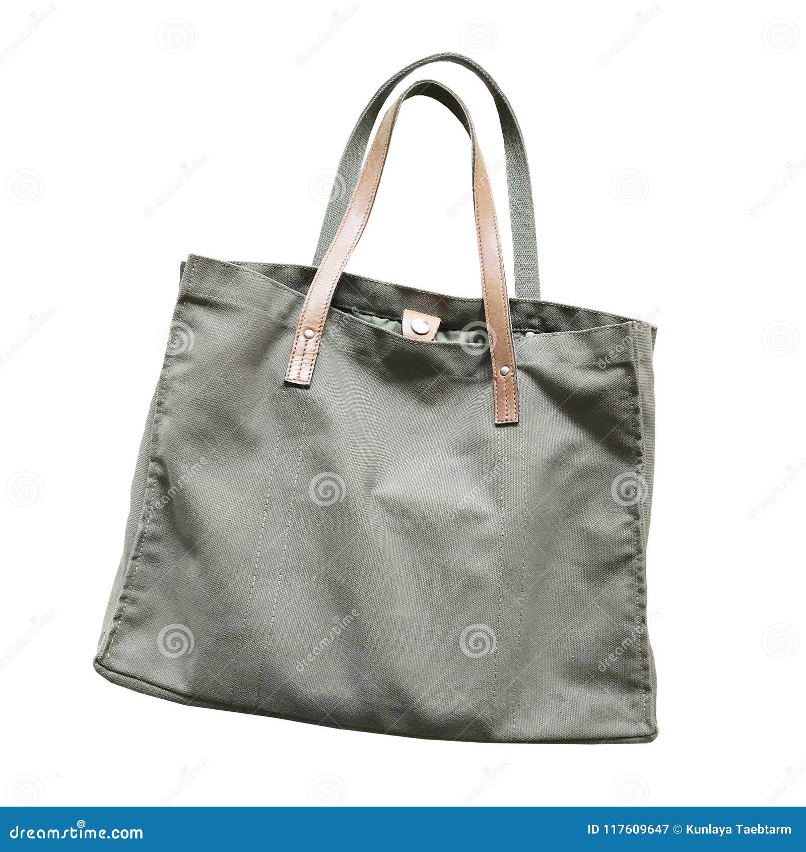Download Blank Tote Canvas Bag Mockup. Stock Image - Image of white ...