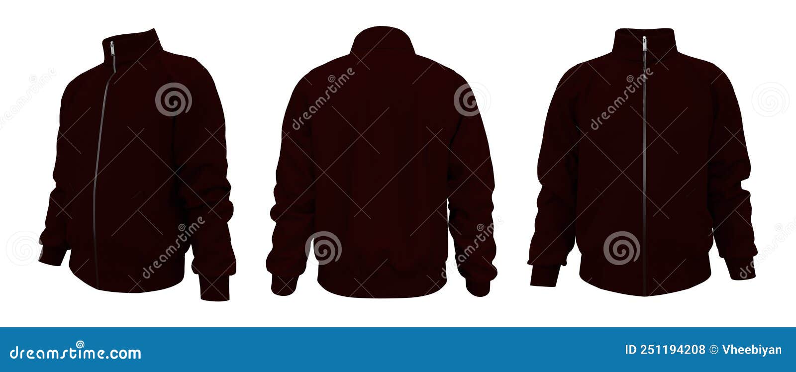 Track Top Side Stripe And Track Bottoms Side Stripe Mock Up Vectors