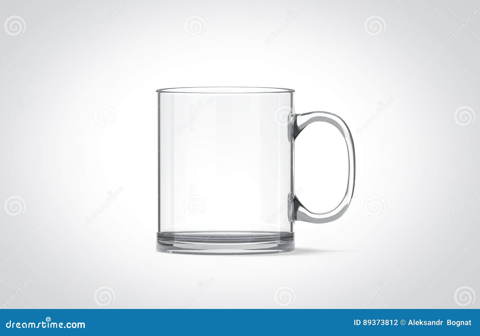 Download Blank Transparent Glass Mug Mockup Isolated Stock Photo Image Of Empty Cofe 89373812