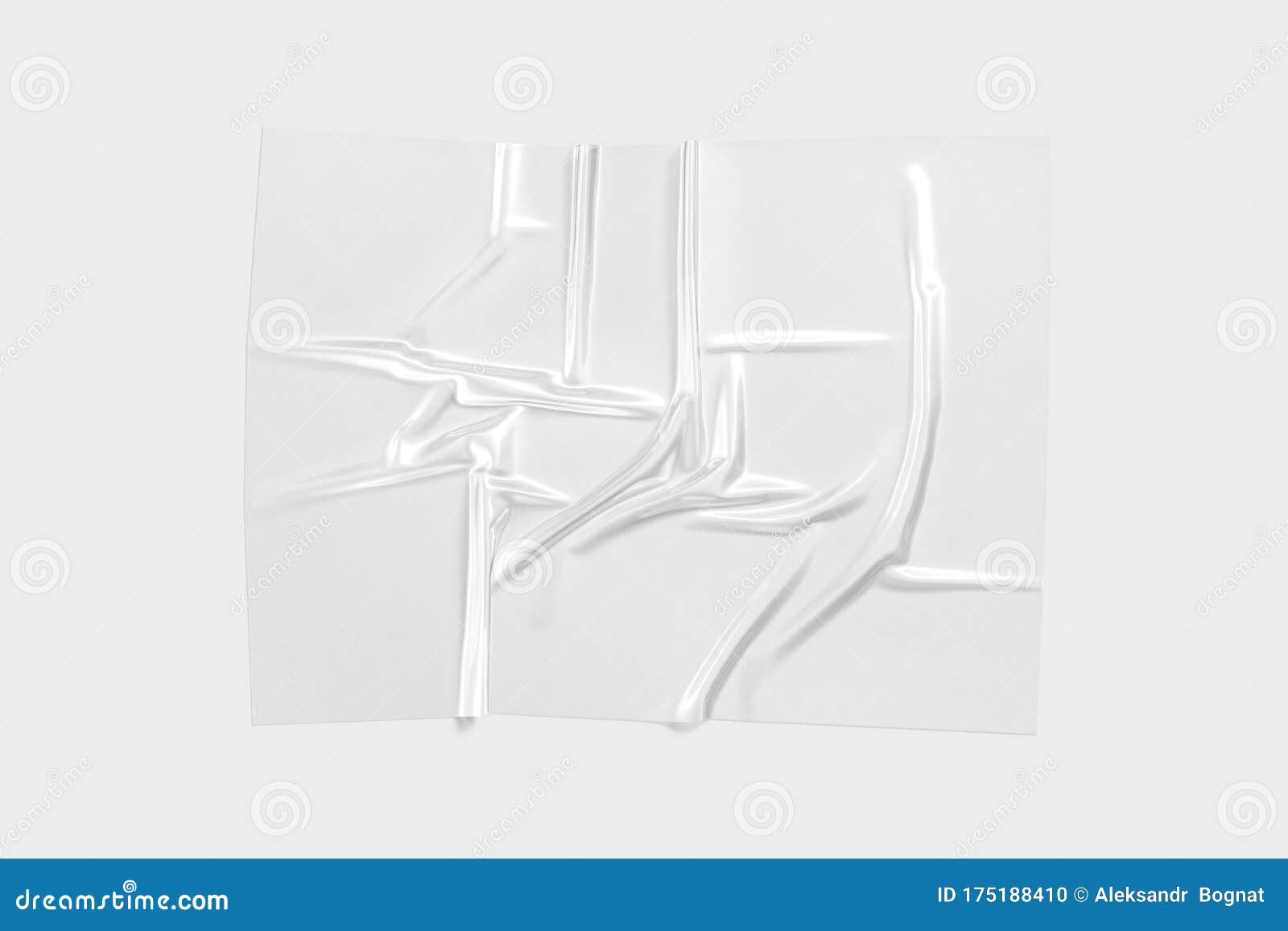 Download Blank Transparent Plastic Foil Wrap Overlay Mock Up Gray Background Stock Illustration Illustration Of Package Polyethylene 175188410
