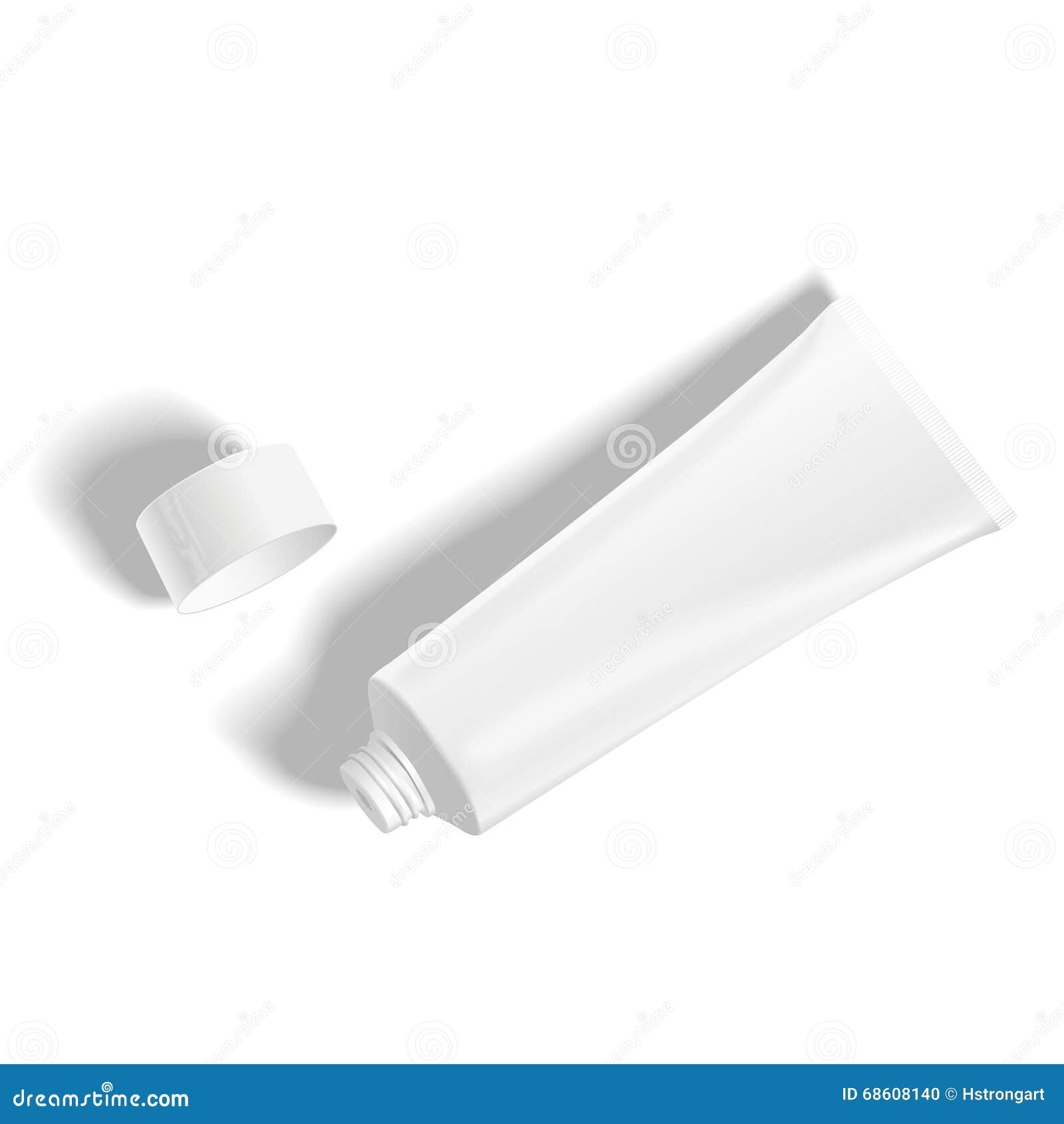Blank tube stock illustration. Illustration of template 68608140